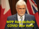 MPP Rick Nicholls Covid image
